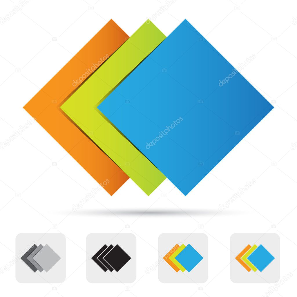 Abstract colorful logo,design element