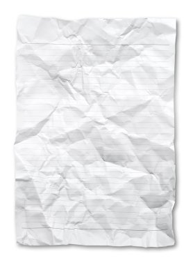 Wrinkled paper clipart