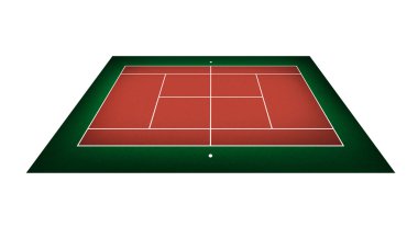 Tenis Kortu çizimi