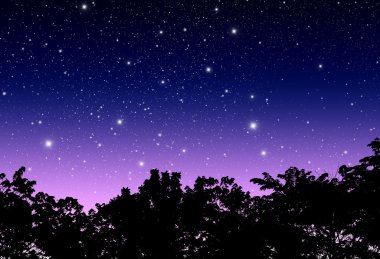 Twilight sky clipart