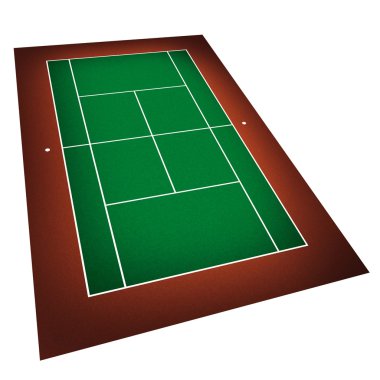Tenis Kortu çizimi