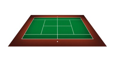 Tenis Kortu çizimi
