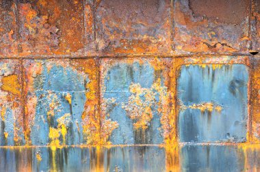 sıcak paslı arka plan.