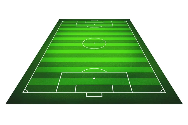 Illustration of a soccer field — Stock Photo, Image