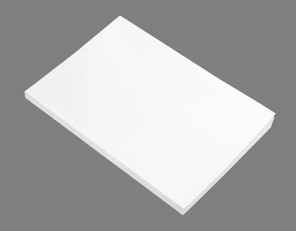 Пустая книга с белой обложкой — стоковое фото