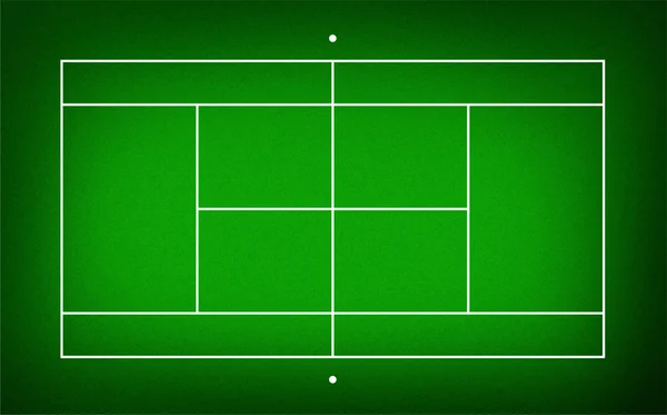 Ілюстрація тенісного корту — стокове фото