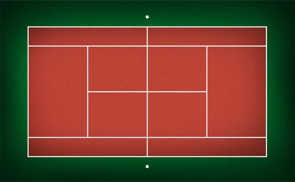 Εικονογράφηση, των γήπεδο τένις — Φωτογραφία Αρχείου