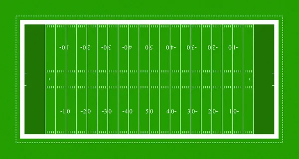 American football field — Stock Photo, Image