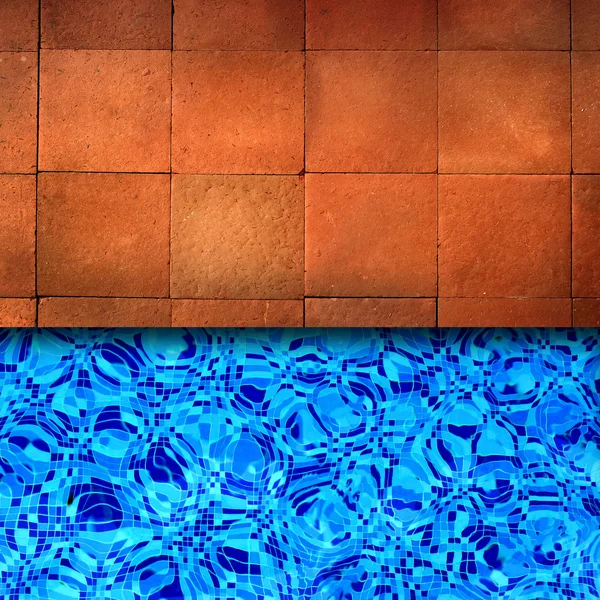 Zwembad rand achtergrond. — Stockfoto