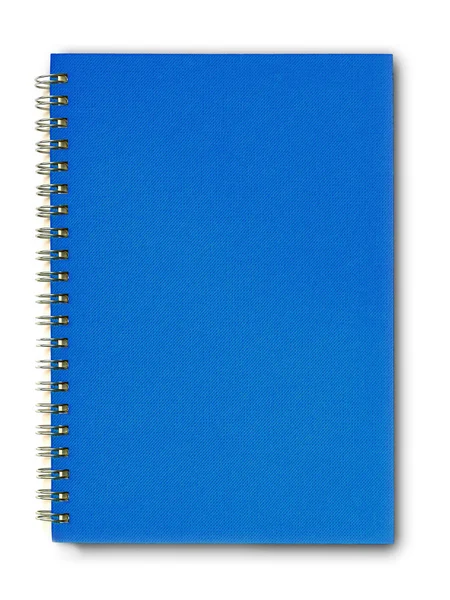 Notatnik na biały — Zdjęcie stockowe