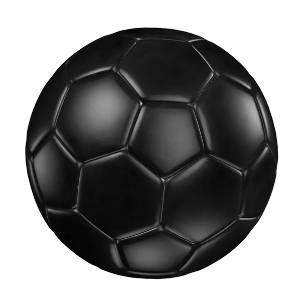 3D-rendering av en fotbolls boll. (Läder konsistens ) — Stockfoto