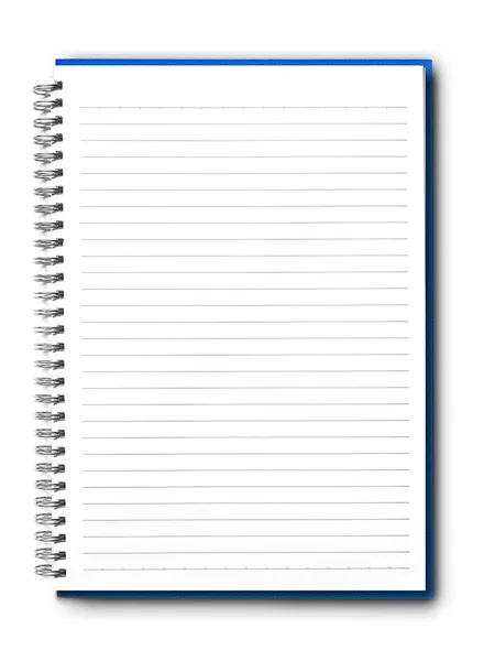 Notebook on white — Stock Photo, Image