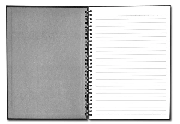 Beyaz Notebook — Stok fotoğraf