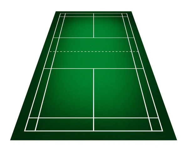 Tribunal de Badminton — Fotografia de Stock