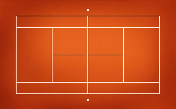 Ilustración de pista de tenis —  Fotos de Stock