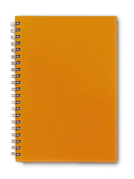 Caderno sobre branco — Fotografia de Stock