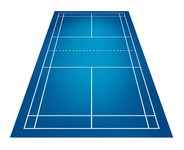Badmintonbana — Stockfoto
