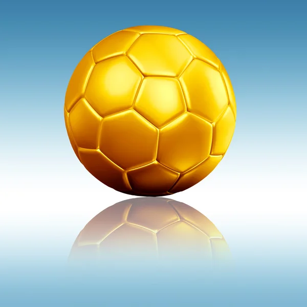 Fotbal fotbal s odleskem — Stock fotografie