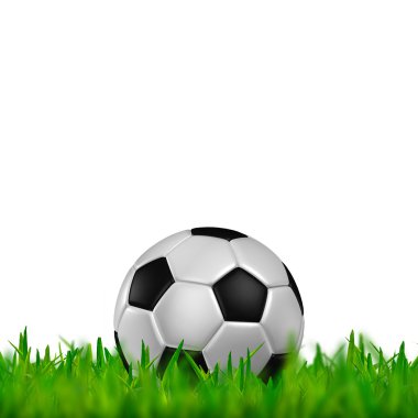 arka planda yeşil çim futbol