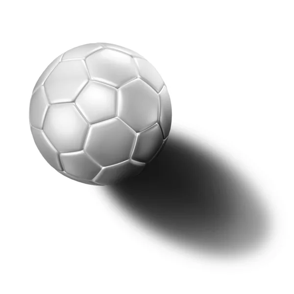 Fotbal cu umbră . — Fotografie, imagine de stoc