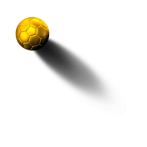 Calcio con ombra . — Foto Stock