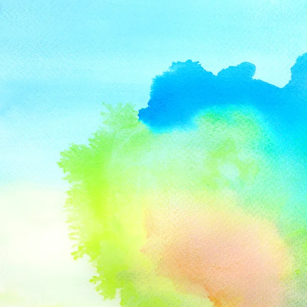 Abstract watercolor hand painted background — Stock Photo, Image