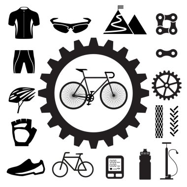 Bisiklet Icons set
