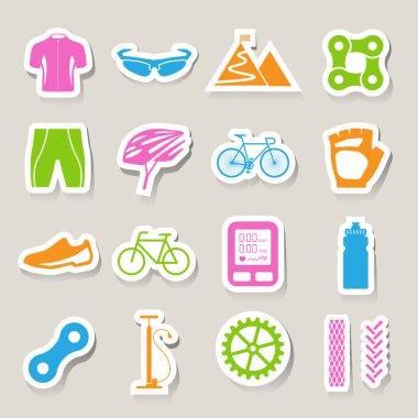 Bisiklet Icons set