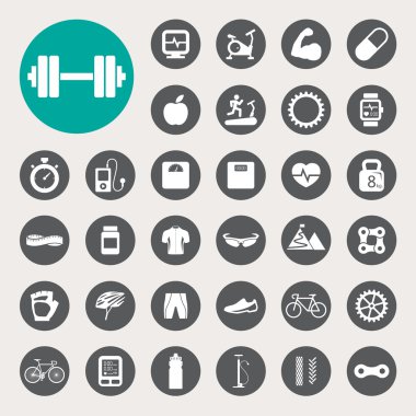 Spor Icons set.