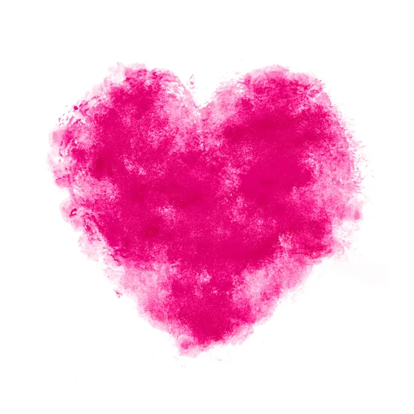 Heart shape watercolor — Stock Photo, Image