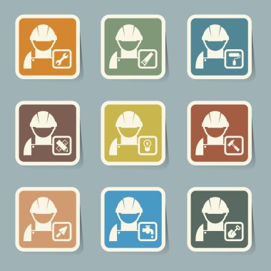 İnşaat Icons set