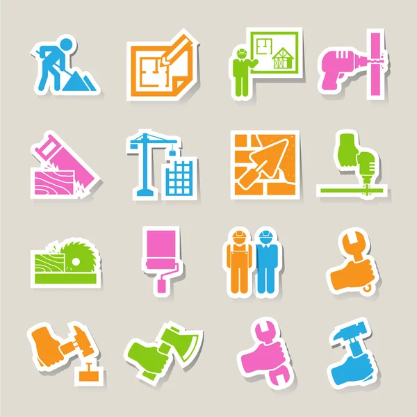 Construction Icons set — Stock Vector