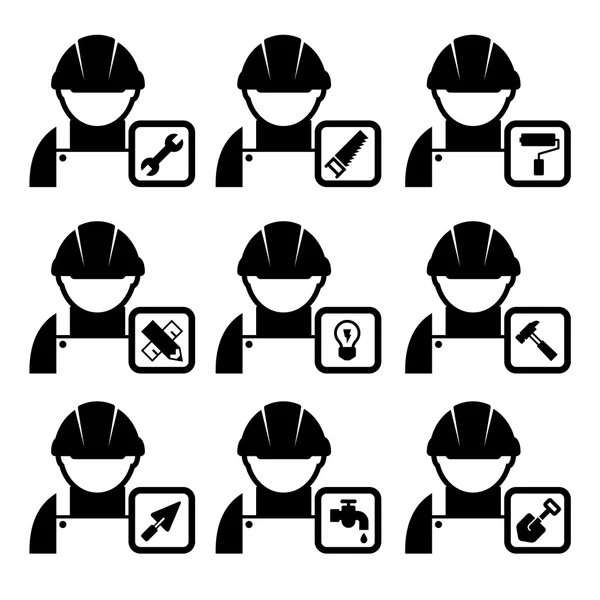 Conjunto de iconos de construcción — Vector de stock