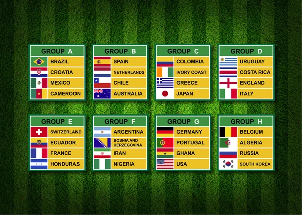 Brazylia cup 2014, turniej piłki nożnej. — Zdjęcie stockowe