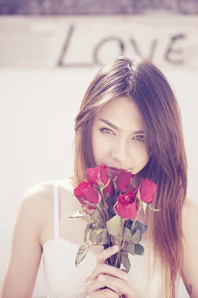 A portrait of a beautiful asian woman. — Stock Photo, Image