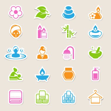 Spa Icons set 