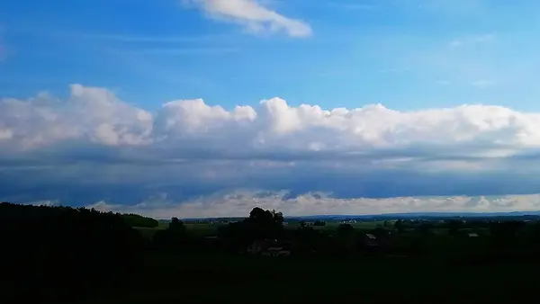 Mijn Reizen Foto Van Slecht Weer Storm — Stockfoto