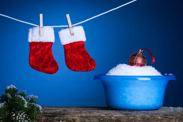Servicio de lavandería Servicio de Navidad — Foto de Stock