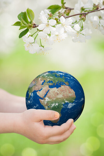 Планета Земля в руках
