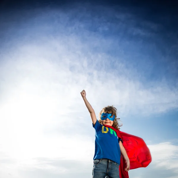 Superhero kid — Stock Photo, Image
