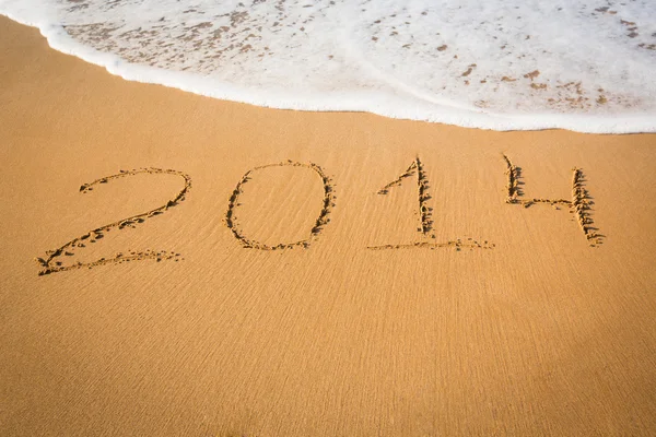 Neues Jahr 2014 kommt — Stockfoto