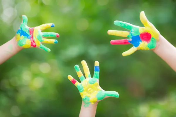 Happy hands — Stock Photo, Image