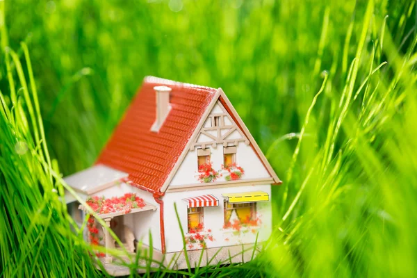 House in spring — Stock Photo, Image