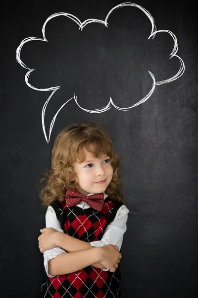 Smart kid in class — Stock Photo, Image