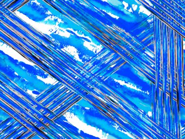 Klasik Mavi ve Lush Lav Kırmızı Suluboya Kamuflaj Tasarımı. Soyut Safari fayansı. Zebra Deri İzi. Hayvan kamuflajı arka planı. Afrika deseni. Çizgili, kusursuz desen. Geometrik Hayvan Dokusu.