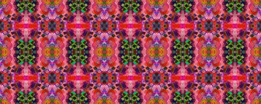 Boyalı fırça Aztek arka planı. Mavi, Kırmızı, Yeşil Pastel Eğlenceli Dikdörtgen İkat İlişkisi. Etnik Kusursuz Düzen. Kilim Rastgele Halı dokusu. Suluboya Etnik Tasarım. Sembol Geometrik Mayo Şablonu. 