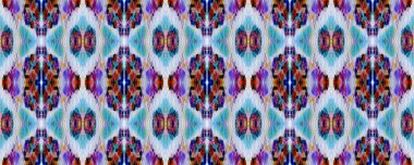 İndigo ve beyaz geometrik süs. Kusursuz kravat izi. Suluboya shibori dokusu. Boya desenli. El çizimi Shibori baskısı. Boho tarzı süs. Mavi ve kırmızı arkaplan. Batik fayans.