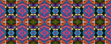 Canlı Geometrik Mayo Kalıbı. Etnik Kusursuz Düzen. Fas Retro Doku. Yeşil, Mavi ve Sarı Portekiz Ikat Anlaşması. Suluboya Etnik Tasarım. Yaz Mozaik Arkaplanı.