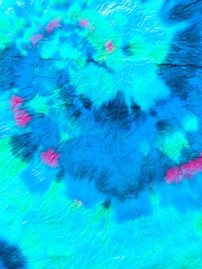 Psikedelik girdap tekstili. Hippi Batic. Canlı Haight San Francisco Swatch. Özgürlük Girdabı 'nı bağladı. Boho Boyalı Kıyafetler. Reggae Suluboya Efekti. Mavi ve Indigo Kravatlı Boya Arkaplanı.