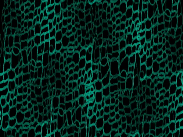 Alligator Closeup Background Verde Aqua Menthe Predator Animal Skin Print — Fotografia de Stock